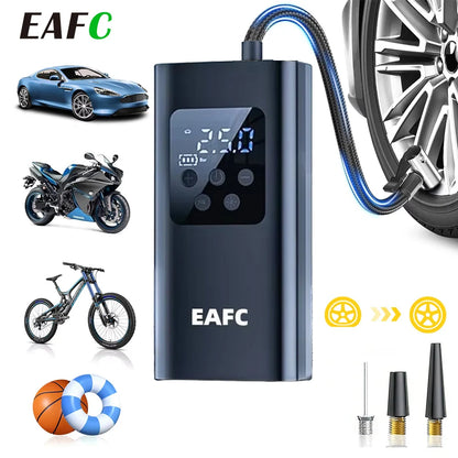 Bezprzewodowy kompresor EAFC — 150 PSI, pompowanie opon — zdjęcie 1