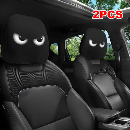 Zabawne pokrowce na zagłówki — kreskówkowe, 2 szt. — zdjęcie 1