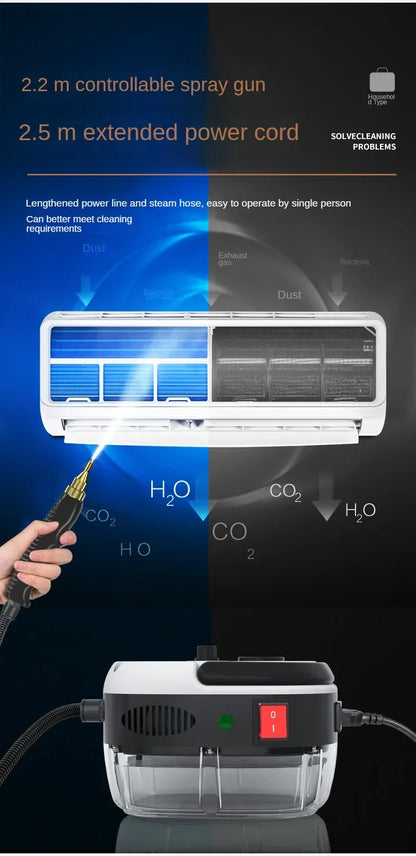 Myjka parowa ręczna 2500W — 220V EU — zdjęcie 21