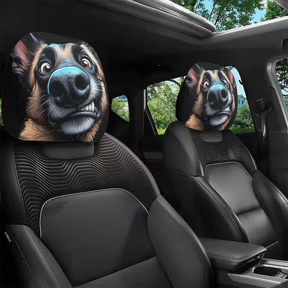 Zabawne pokrowce na zagłówki — kreskówkowe, 2 szt. — zdjęcie 17