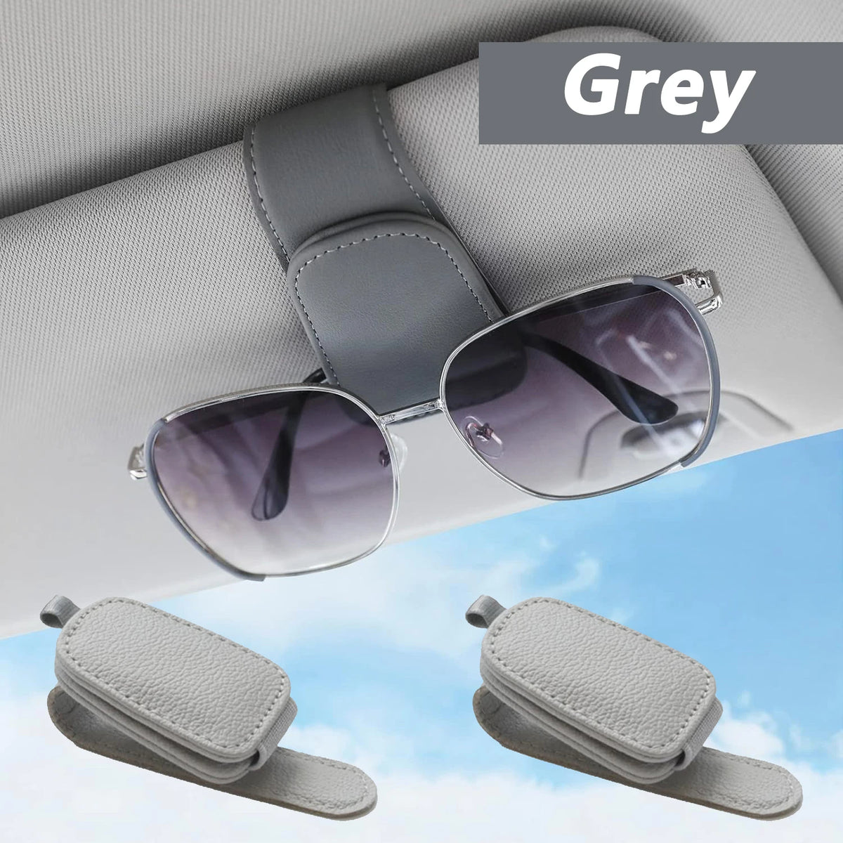 Magnetyczny uchwyt na okulary — osłona przeciwsłoneczna — zdjęcie 12